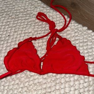 Revolve ribbed bikini top